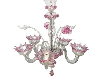 Vintage Chandelier Murano Chandelier Antique chandelier Italian Chandelier Antique Murano Light Vintage Italian lamp Italian light