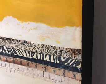 Original encaustic painting- The Experiment