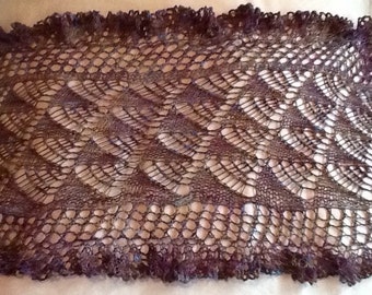 Knitting Instructions for Windswept Infinity Scarf KNITTING PATTERN Instant PDF Download