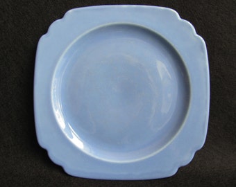 Special Blue Plate, Homer Laughlin Riviera China, Depression Era