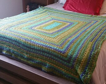 Granny Square Afghan