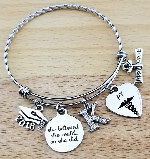 Physical Therapist Gifts Physical Therapy Gifts College Graduation Gift Graduation Gift Senior Gifts Senior 2018 She Believed She Could
