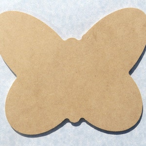 Butterfly Plaque - Use as a Base for Mosaics Decoupage or Decorative Painting - Unfinished MDF Thin