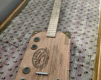 3-String Padron Cigar Box Guitar #21