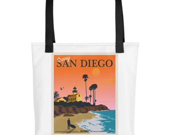 Sunny San Diego California Sunset | Tote bag