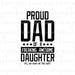 Proud Dad Of A Freaking Awesome Daughter svg | Proud Dad svg | Dad svg | Daughter svg | Father's Day svg | SVG | DXF | JPG | cut file