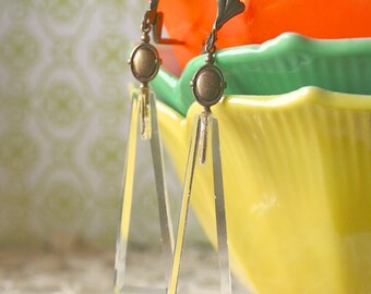 Vintage Chandelier Crystal Dangle Earrings - Anthea
