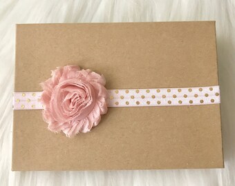 Blush Pink Headband, Pink Baby Headband, Fall Headband, Fall Baby Headband, Baby Girl Headband, Infant Headband, Newborn Headband, Baby Girl