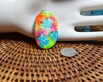 Tie dye pendant