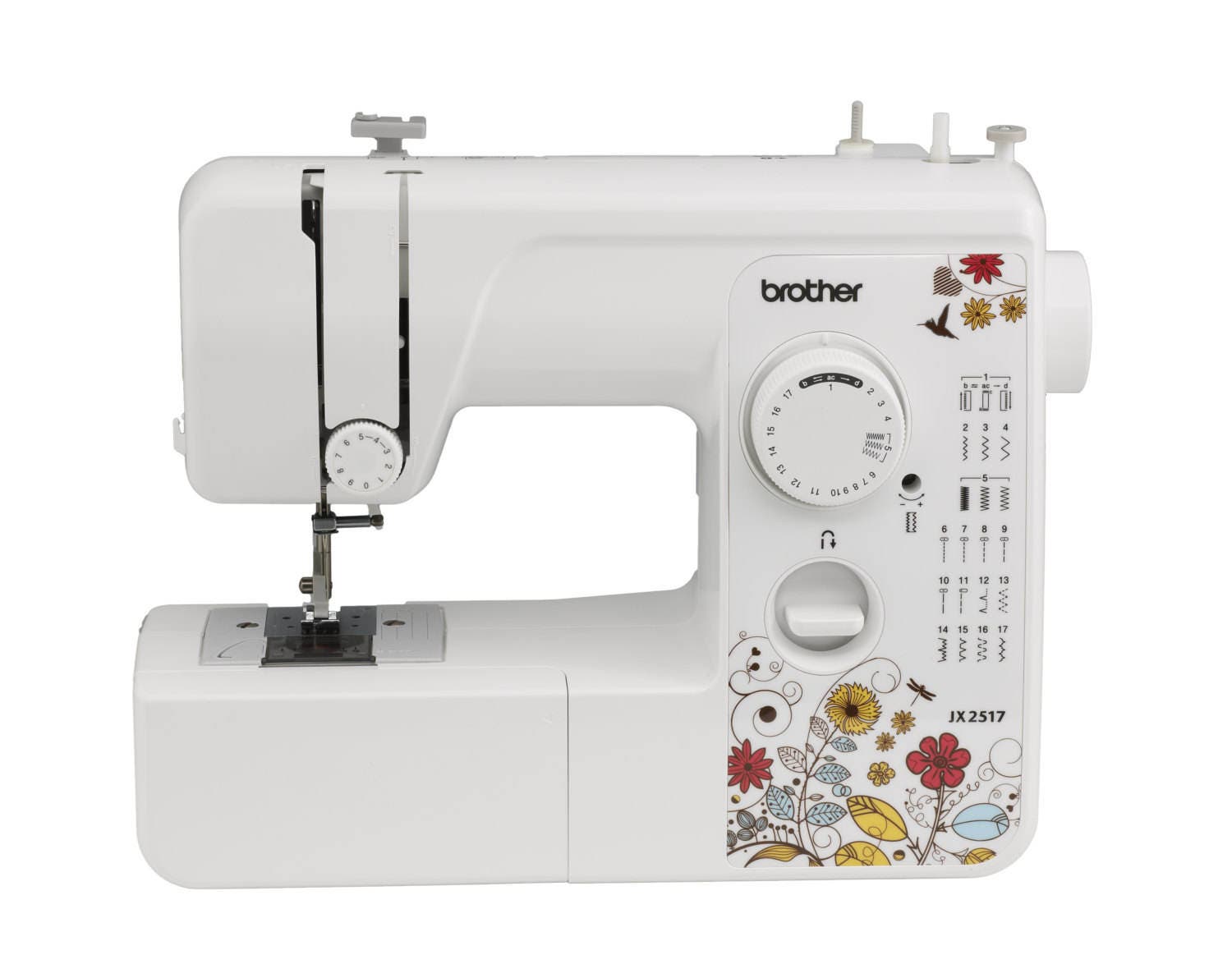 Brother 17 Stitch Sewing Machine Portable Lightweight Bobbin