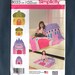 Simplicity 8033 Rag Quilt Pattern, Children Quilt, Matching Doll Quit, Acorn House, Castle, New, Sewing Supplies