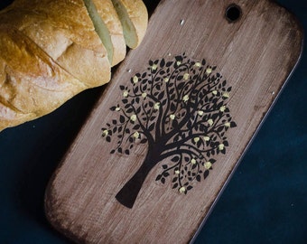 Custom Wood Cutting Board Farmhouse decor Kitchen accessories Serving Board Cheese Board Bread board Rustic home decor