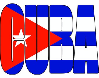 Download Cuba flag | Etsy