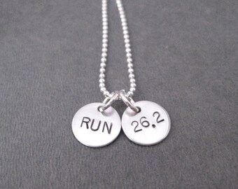 BELIEVE In Your RUN Sterling Silver Necklace Choose 16 18