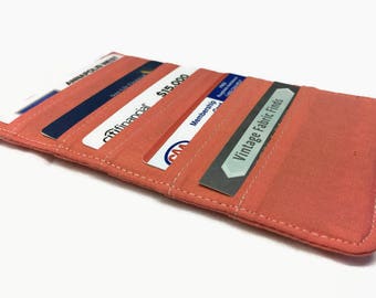 10 slot Credit Card Holder, Card Holder, Business Card Holder, Loyalty Card case, Women's wallet organizer
