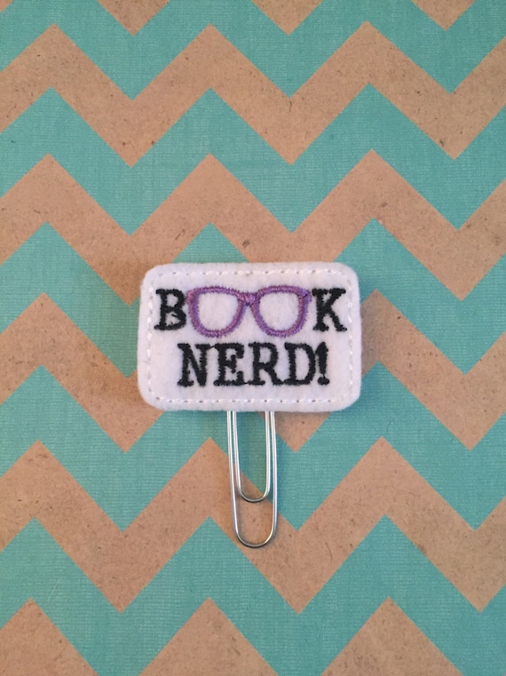 Book Nerd Paper Clip/Planner Clip/Bookmark