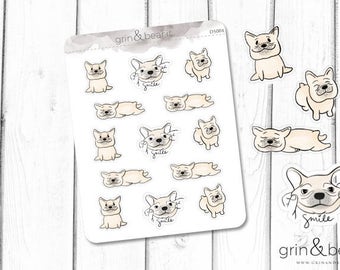 Frenchies Doodle Stickers (DS004)