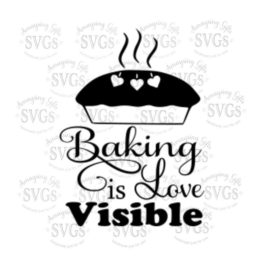 Download SVG Baking is Love Visible DXF EPS Baking Pallet