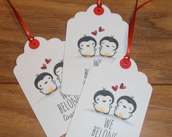 Handmade gift tags, set of three