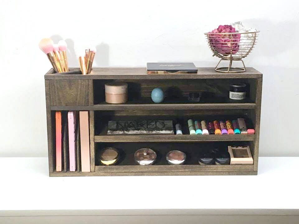 Makeup Organizer Wall Mounted Makeup Shelf Makeup Storage