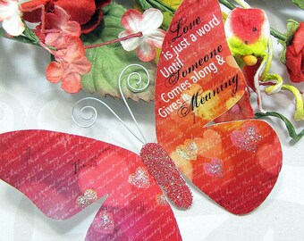 Butterfly Embellishments Candy Apple