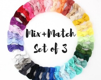 baby headband, baby knot headband, baby headband set, infant headband, baby bow headband, Baby bows, baby headbands, bow headbands. SET OF 3