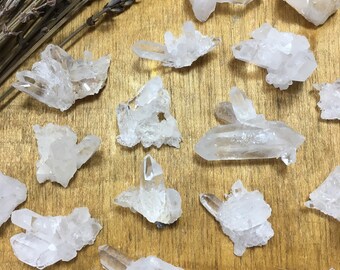 Arkansas Quartz Clusters - Mini Size
