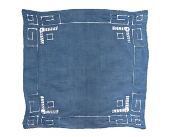 Organic Indigo Hand Dyed Vintage Hankie