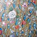 Decorative Paper, French Vintage Paper: Country Flowers and Leaves Decoupage Paper, Wrapping Paper, Paper Crafts, Floral Paper 8.5 x 11"