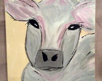 Original Cow Painting