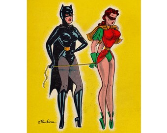 BATMAN and ROBIN Print (A4 or A3)