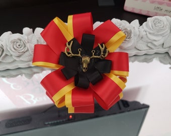 Disney beauty and the beast Gaston hairbow