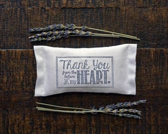 Thank You Lavender Sachet, Best Friend Gift, Thank You Note, Unique Thank You Gift, Gift for Someone You Love, Gift to Say Thank You