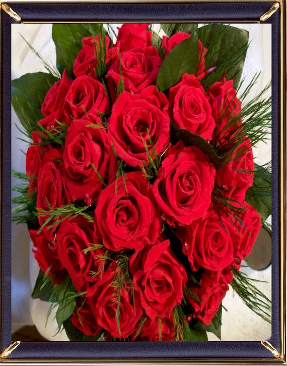 Bridal Red Red Roses Bouquet