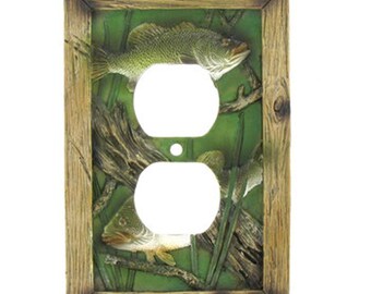 Fishing Double Outlet Plate Cover