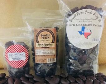 Dark Chocolate Pecans