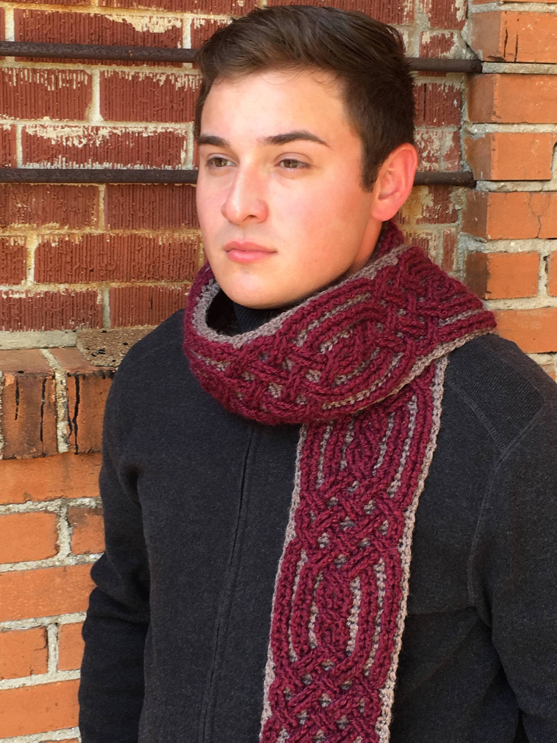 Dust and Ashes Cable Scarf - Crochet Pattern - INSTANT DOWNLOAD from ...