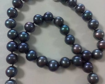 natural, Baroque pearl, necklace