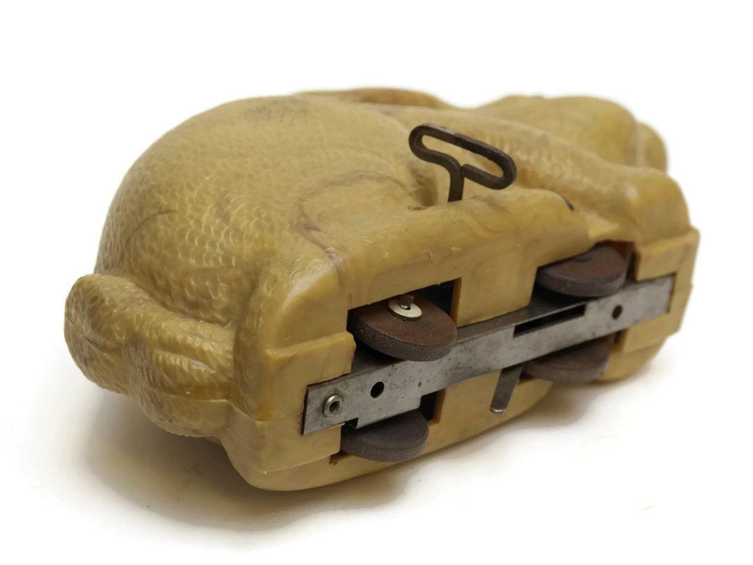 Vintage Windup Rabbit Toy. Marx Mechanical Rabbit. 1950s Bunny Toy.