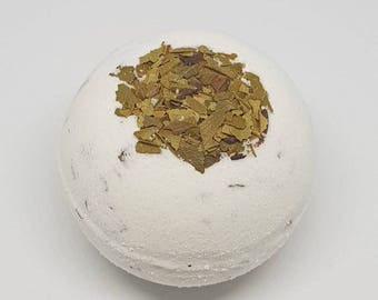 Lemon Myrtle natural handmade bath bomb - bath fizzy - bath bombs
