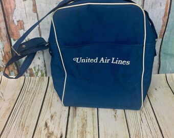 Vintage United Airlines Bag Tote Travel