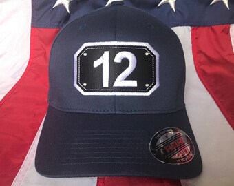 Free personalization, custom station passport shield fire fighter embroidered hat, firefighter gift, embroidered hat, custom hat