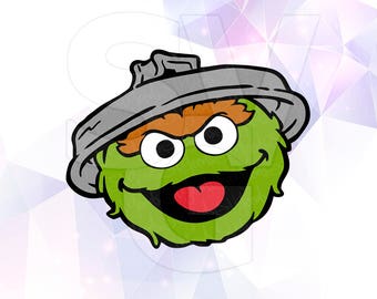 Oscar The Grouch Printable Face