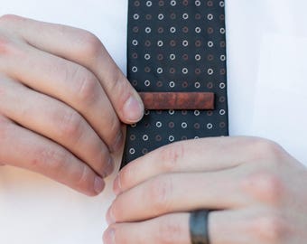 Wood Tie Clip - Lacewood