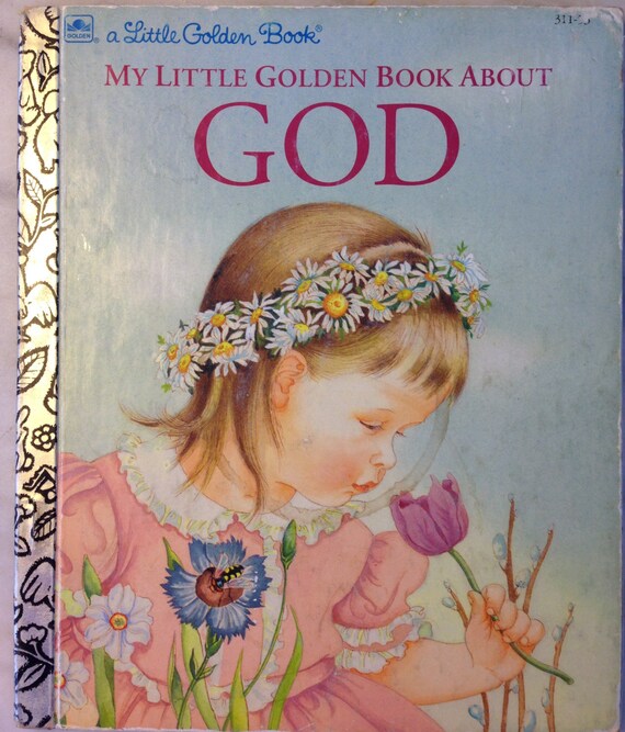 vintage Little Golden Book My Little Golden Book about God LGB