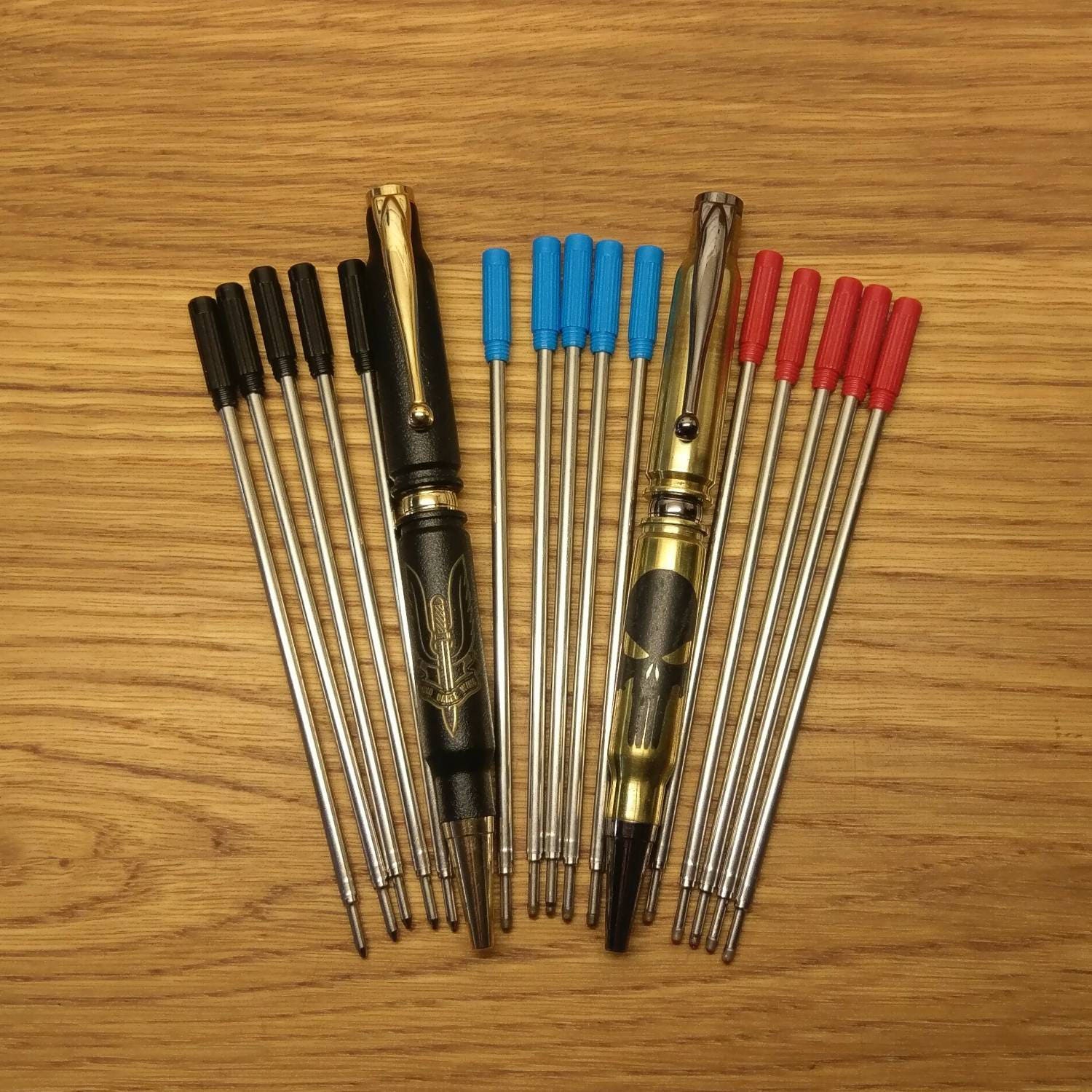 Twist Parker Pen Ink Refills For Custom Caliber 308 Bullet