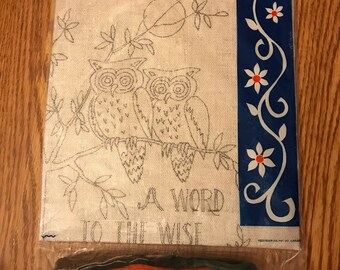 Vintage stitchery kit