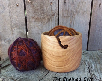 Wooden Yarn Bowl