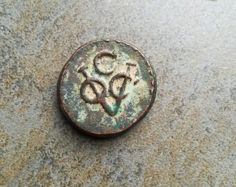 Rare monnaie un stuiver 1787 compagnie des Indes néerlandaises