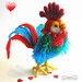 Pattern / Tutorial Beaded Ornament -Master class to create "Peter-Cock"